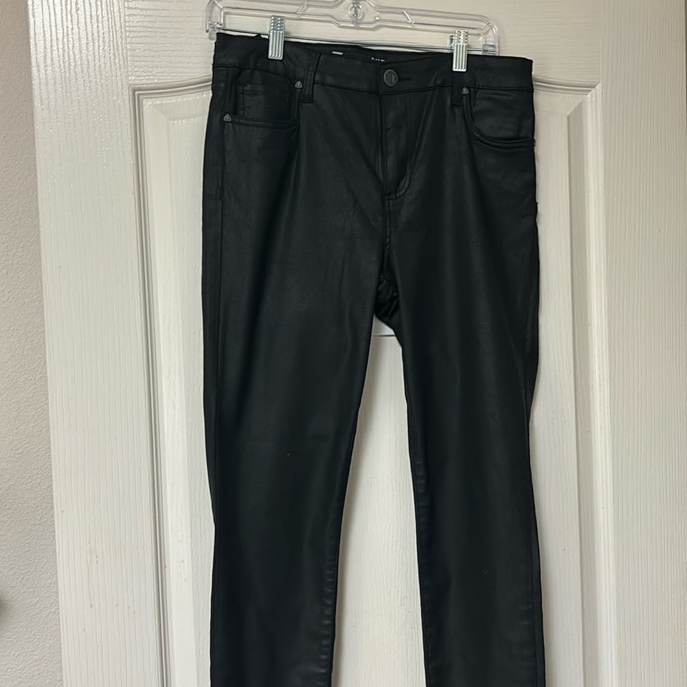 Kut from the cloth size 8 coated denim high-rise skinny Donna